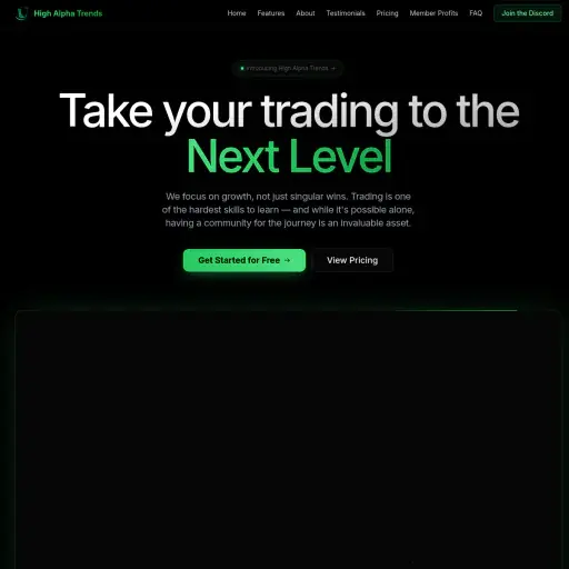 High Alpha Trends