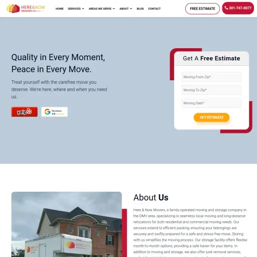 Here & Now Movers and Storage