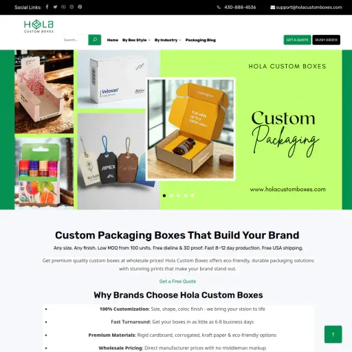 Hola Custom Boxes