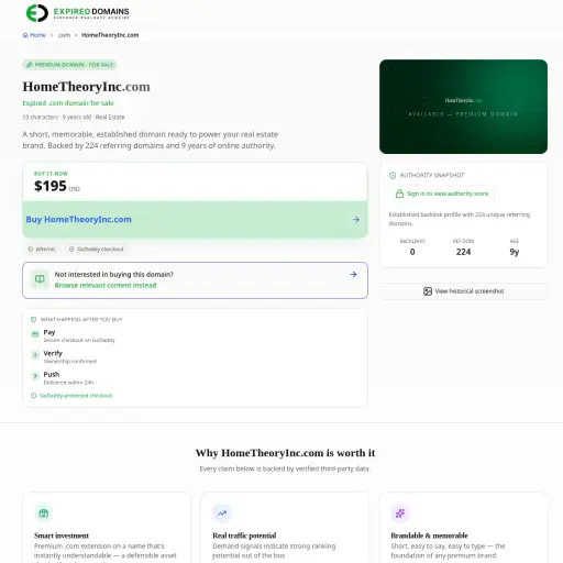 Hometheoryinc