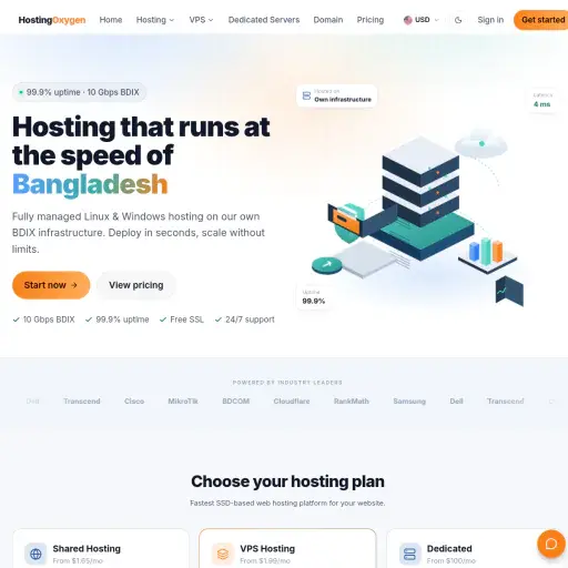 Hosting Oxygen