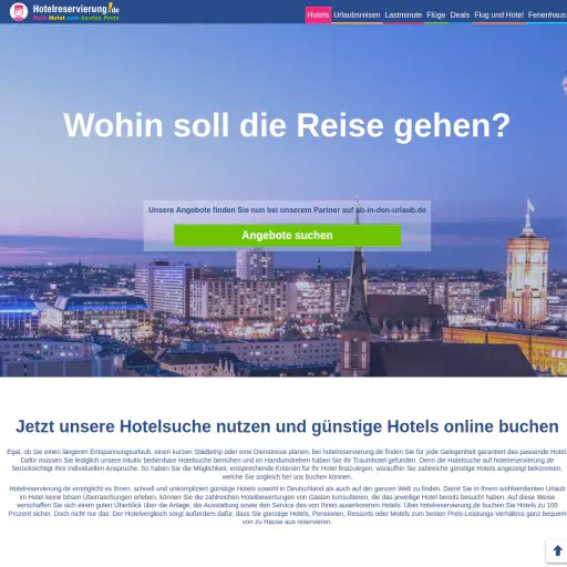 Hotelreservation