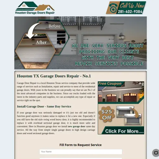 Houston TX Garage Doors Repair