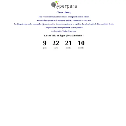 Hyperparapharmacie