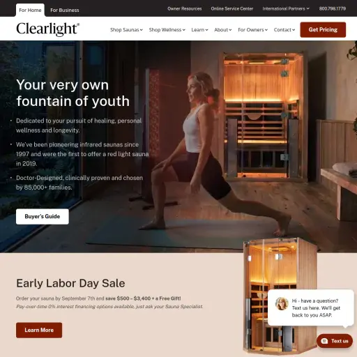 Clearlight Infrared Saunas