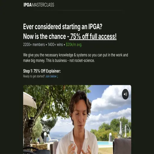 IPGA Masterclass