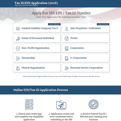 Irs Ein Taxid Usa