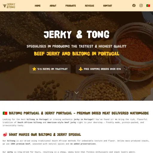 Jerky & Tong | Biltong Shop