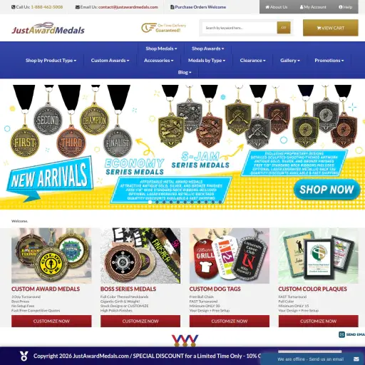 Just Award Medals