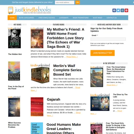 Just Kindle Books