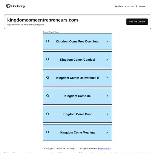 Kingdom Come Entrepreneurs