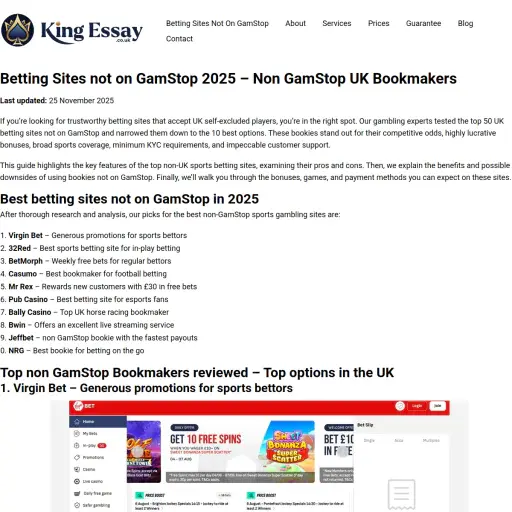 King Essay