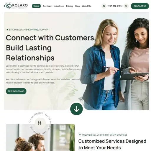 kolaxo Contact Center Services