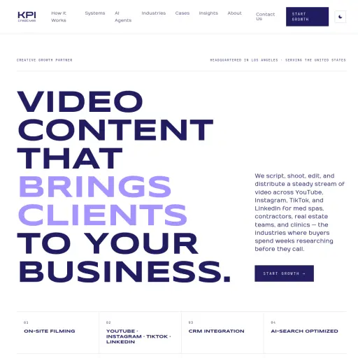 KPI Creatives video production agency