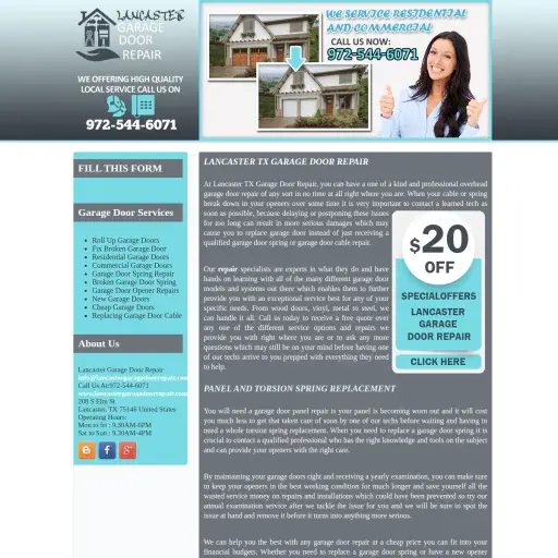 Lancaster Garage Door Repair