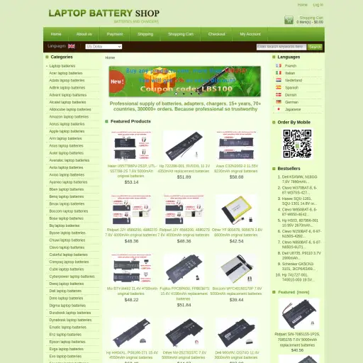 Laptop Battery Shop
