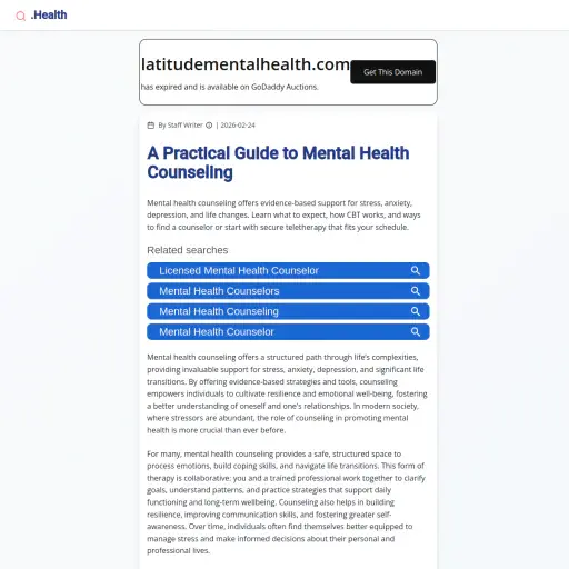 Latitude Mental Health