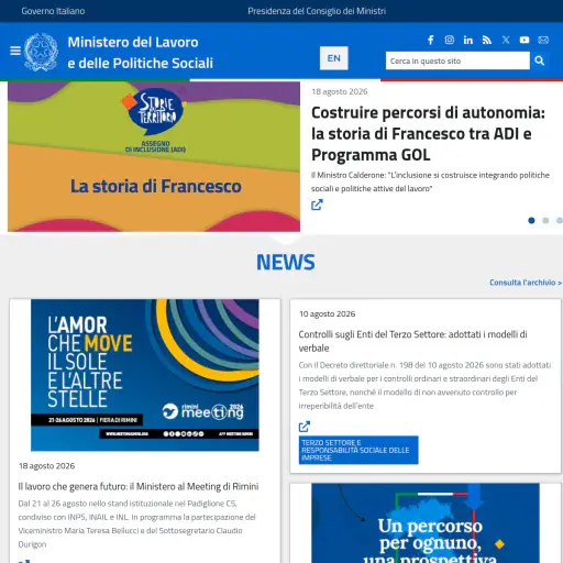 Ministero del lavoro, salute e politiche sociali