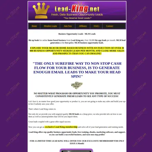 Lead King