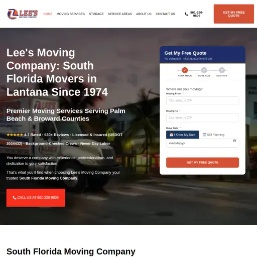 Lee's Moving Company