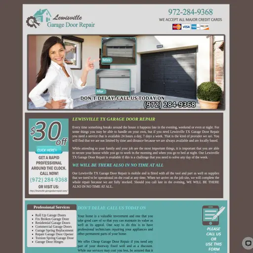 Lewisville Garage Door Repair