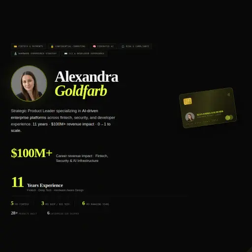 Alexandra Goldfarb UX UI Designer