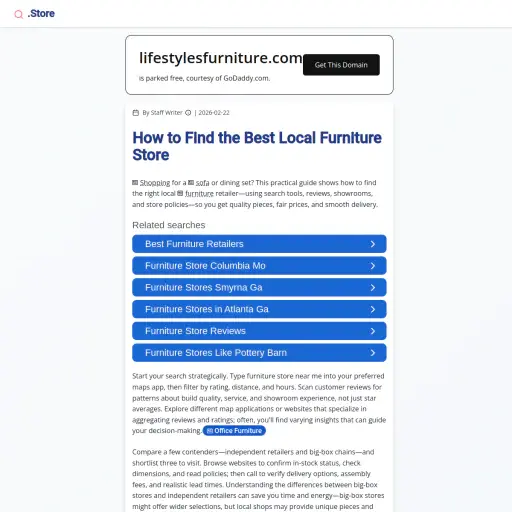 LifeStyles Furniture