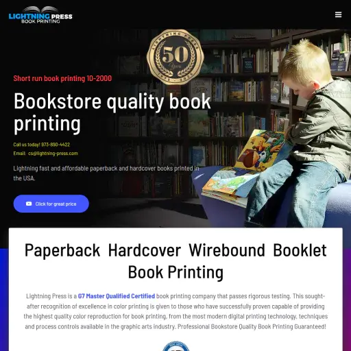 Lightning Press Book Printing