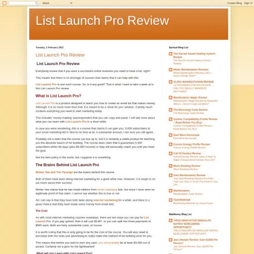 Listlaunchproreview