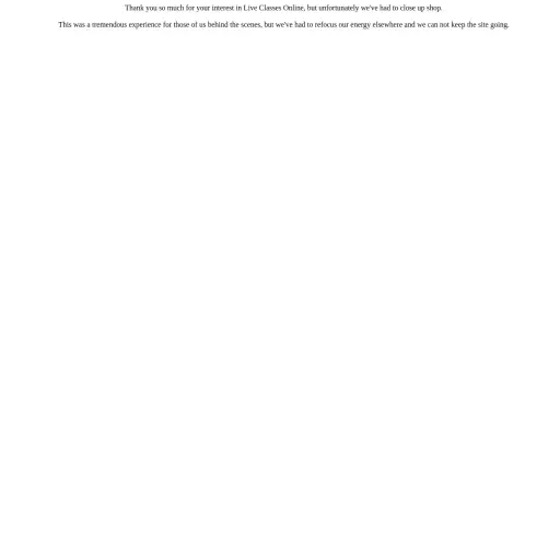 Liveclassesonline