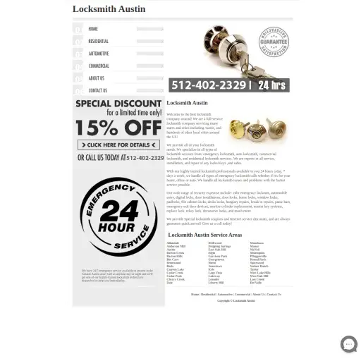 Locksmith  Austin