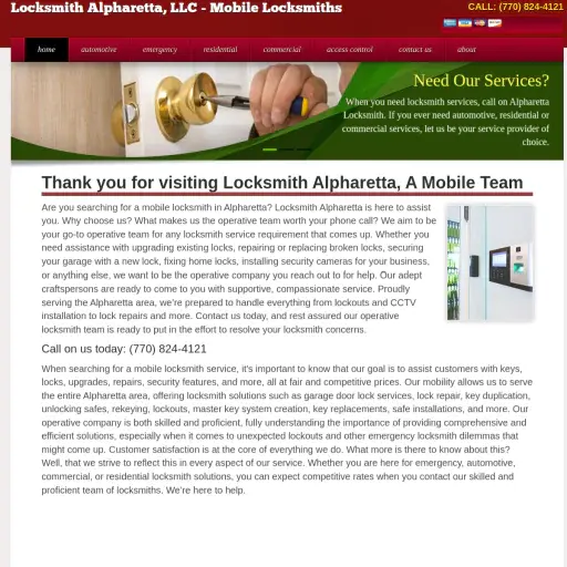 Locksmith Alpharetta, LLC