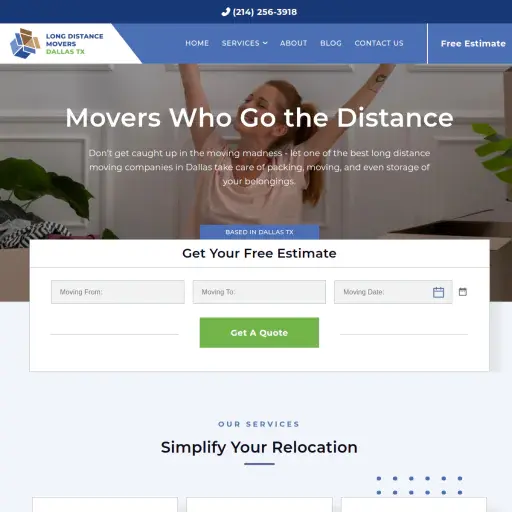 Long Distance Movers Dallas TX