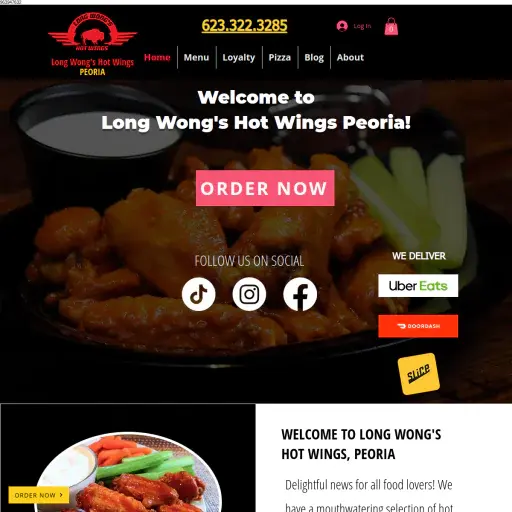 Long Wong's Hot wings