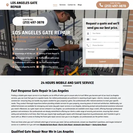 Los Angeles Gate Repair Services