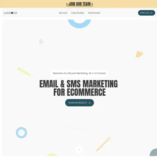 Luck & Co Agency | Email for Ecommerce