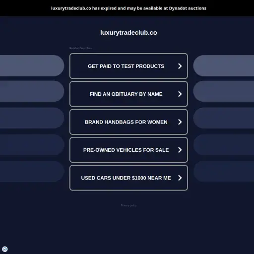 Luxurytradeclub