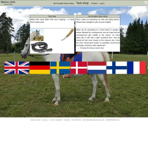 Markus Holst Tack Shop