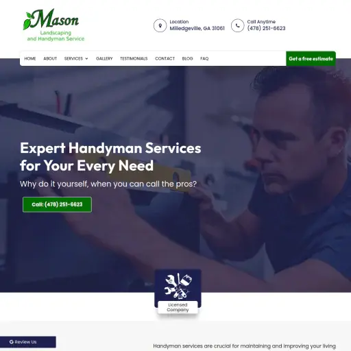 Mason Landscaping and Handyman Service