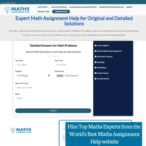 Mathsassignmenthelp