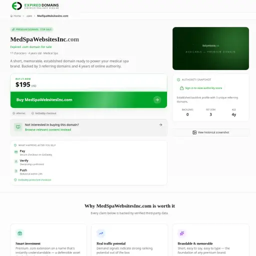 Medspawebsitesinc