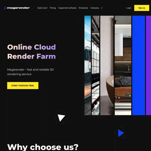 Megarender Cloud Render Farm