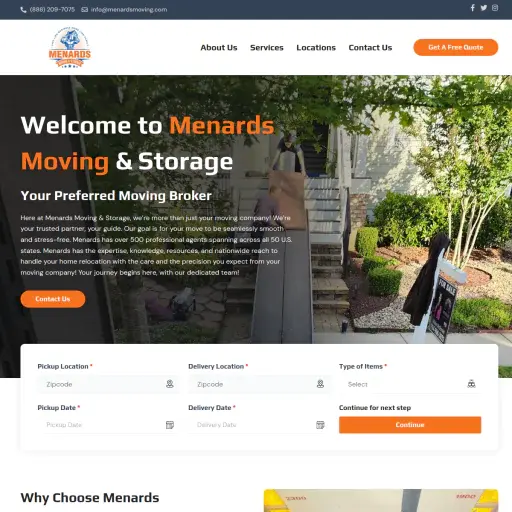 Menards Moving & Storage