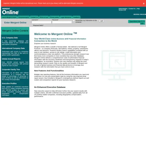 Mergentonline