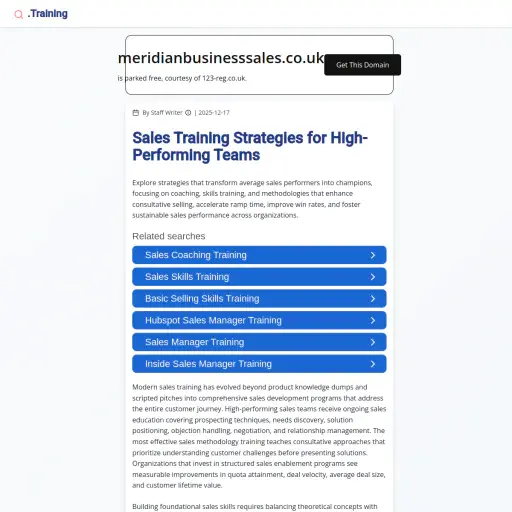 MeridianBusinessSale