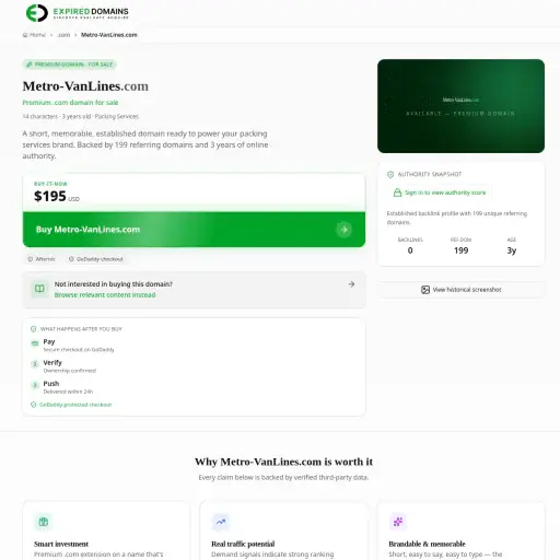 Metro Van Lines LLC