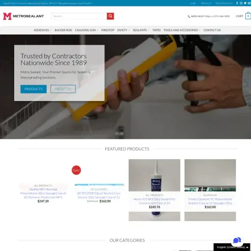 Metro Sealants & Waterproofing Supply