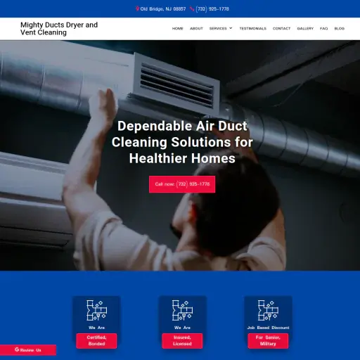 Mighty Ducts Dryer and Vent Cleaning