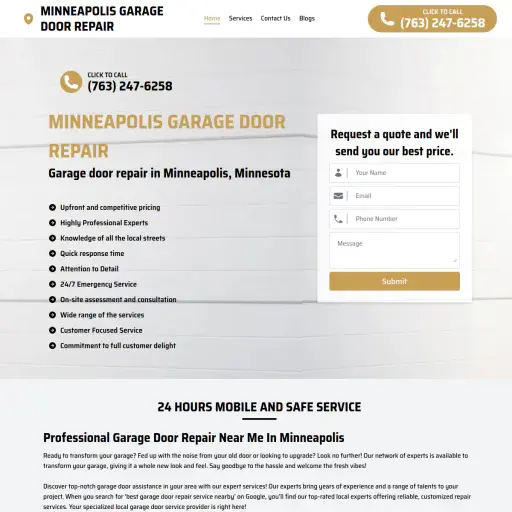Minneapolis Garage Door Repair
