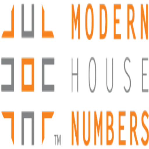 Modern House Numbers